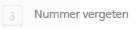 Nummer vergeten