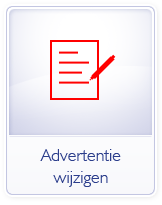 Advertentie wijzigen